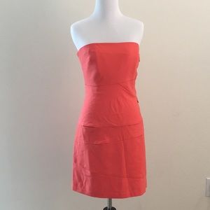 Cynthia Steffe strapless Bethany Coral Dress